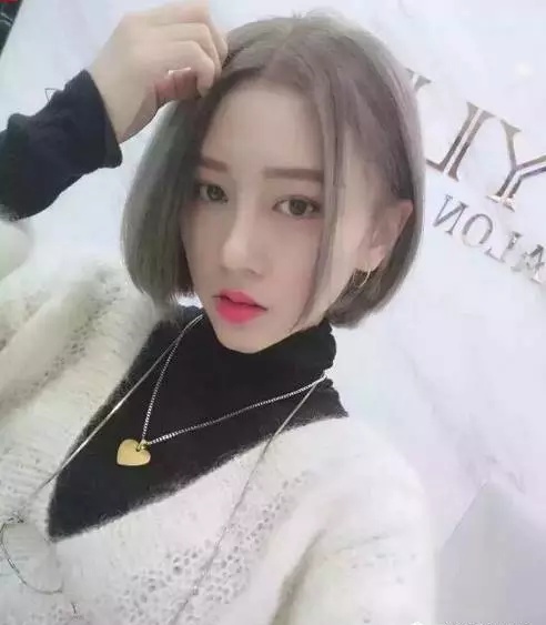 沙宣波波头适合40到50岁的人图片,沙宣波波头发型中发