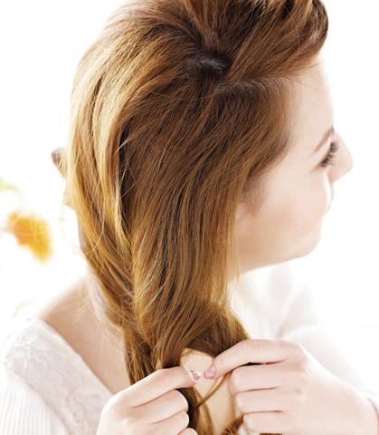 超美刘海辫编发教程,一看就会的刘海编发教程