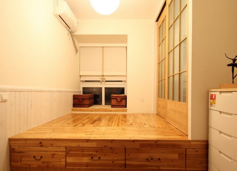 榻榻米地台床下面还要铺地板砖吗,榻榻米安装好了下面铺地板怎么办