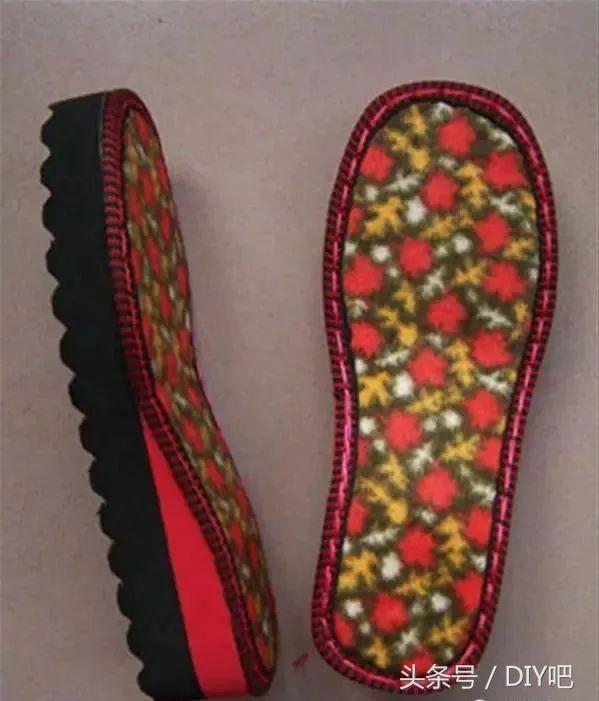 毛线拖鞋棒针编织教程全过程,棒针粗毛线拖鞋编织教程全过程