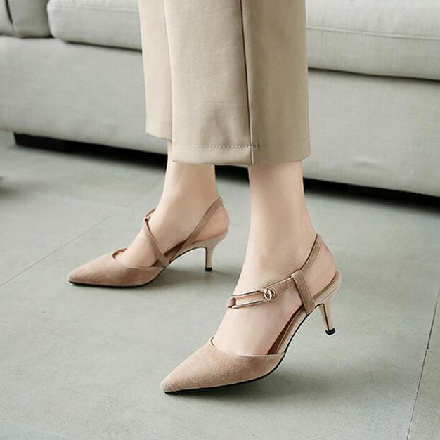 猫跟女鞋高跟鞋,优雅时尚猫跟鞋