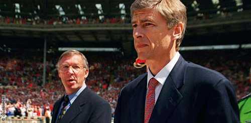 历史曼联vs阿森纳火爆场面,温格谢幕战弗格森