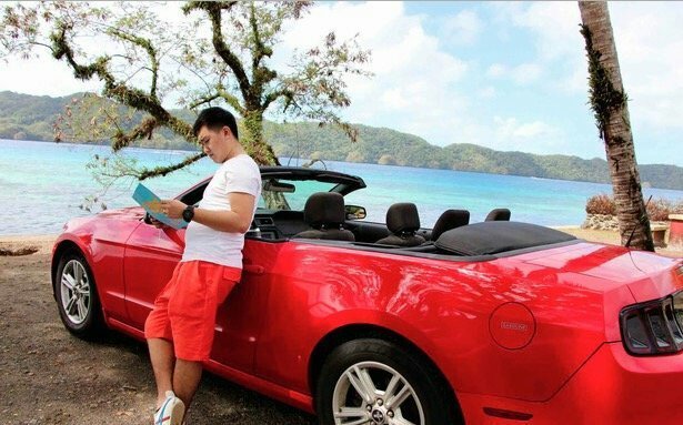 自由行之租匹红色大野马,帅气环帕劳!