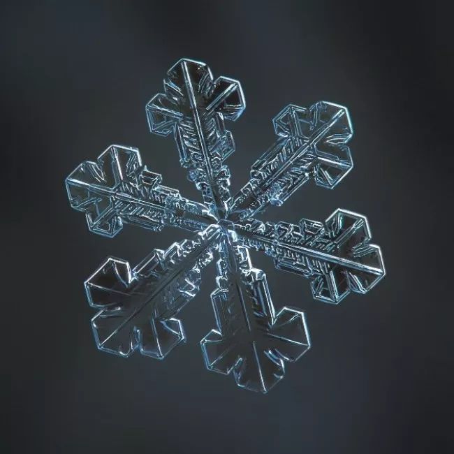 历时8年用微距镜头拍摄的雪花,超级微距拍摄雪花