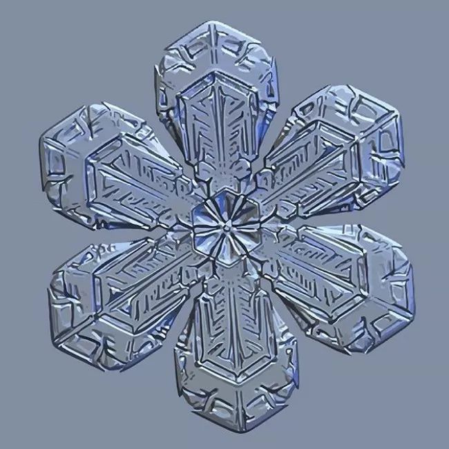 历时8年用微距镜头拍摄的雪花,超级微距拍摄雪花