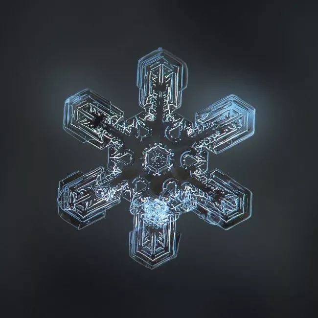 历时8年用微距镜头拍摄的雪花,超级微距拍摄雪花