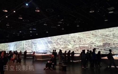 日立大型工程投影机,日立投影机效果