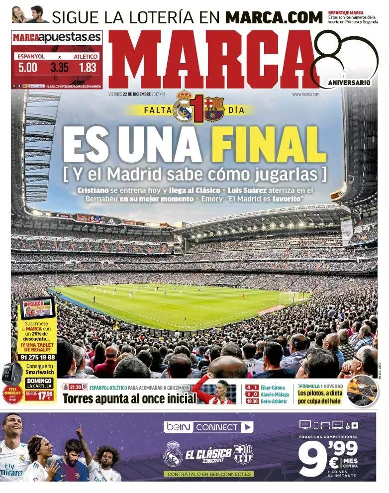 16-17国家德比皇马对巴萨全程,百年难遇的国家德比