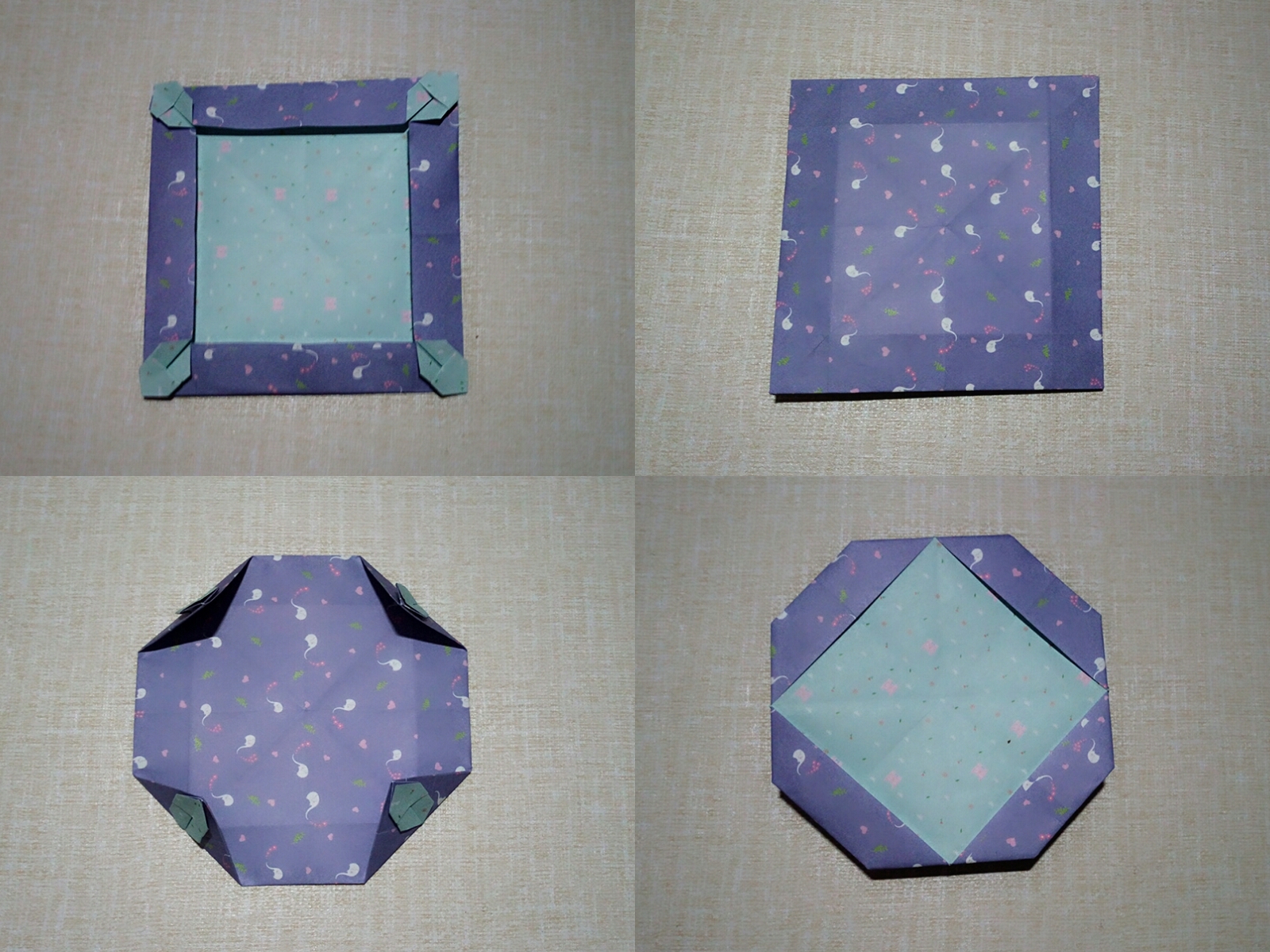 折纸四叶草信封大全,四叶草信封折纸教程简单