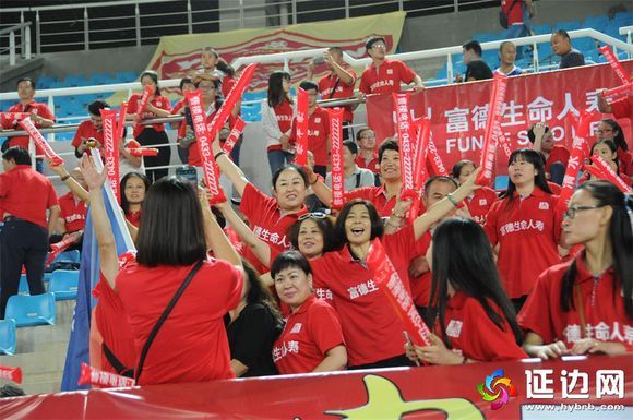 延边队延边球迷,延边球迷做客上海上港