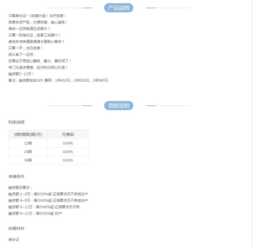 小额车贷有什么平台,电商平台专属车贷