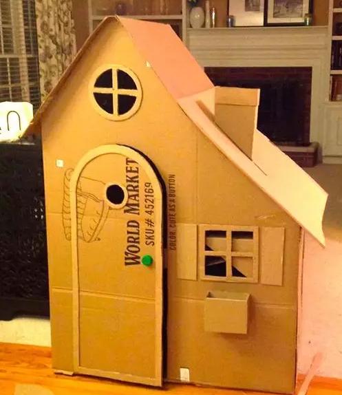 用废纸板可以给孩子做什么玩具呢,用废纸壳可以给孩子做哪些玩具