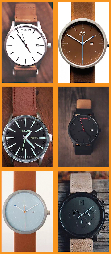 今年给自己买了个表,我去年买了一个表