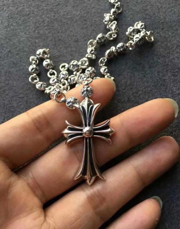 克罗心项链22k金项链,使徒行者克罗心项链