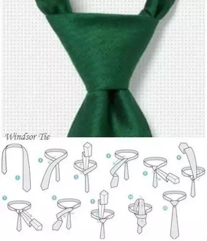 领带结法干货,领带的基本常识