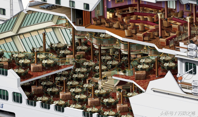 豪华邮轮实拍高清图片,豪华游轮剖面高清图