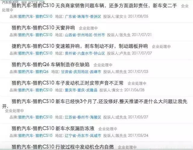 猎豹的优点和弱点,长城猎豹的质量