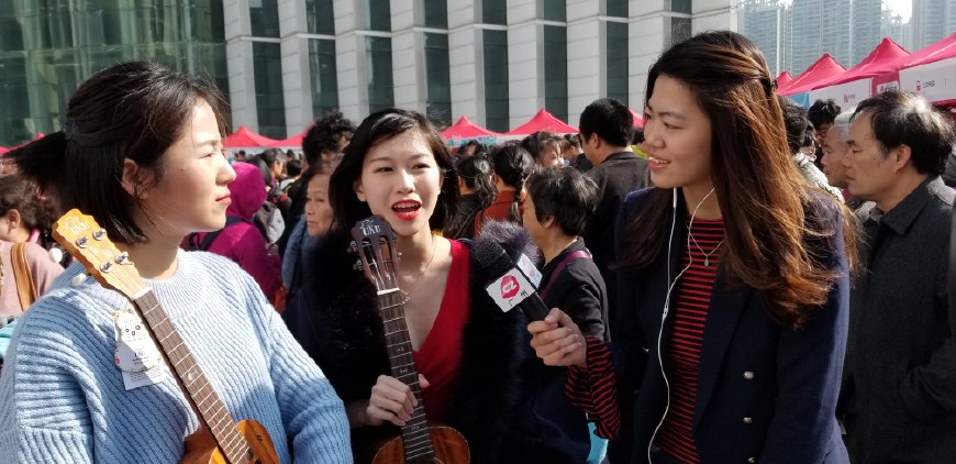 UKU尤克里里品牌受邀广州电视台粉丝节,温暖了整个国际媒体港