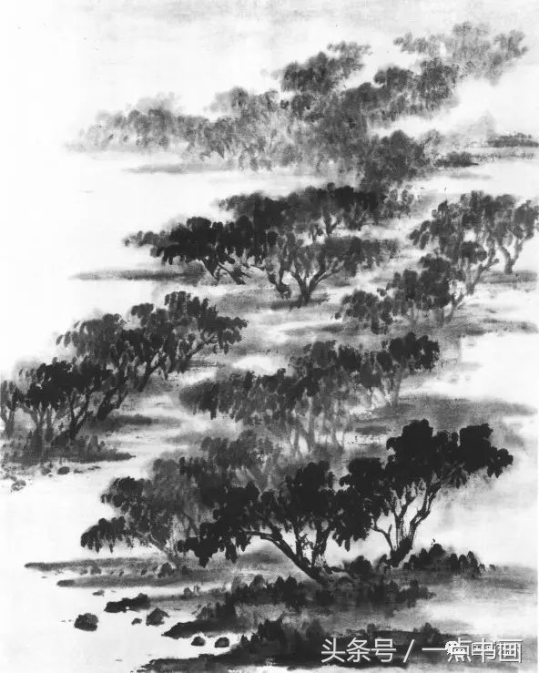 芥子园山水画技法10,芥子园国画山水画教学视频的画法