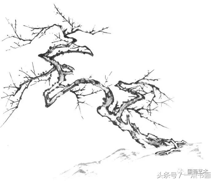 芥子园山水画技法10,芥子园国画山水画教学视频的画法