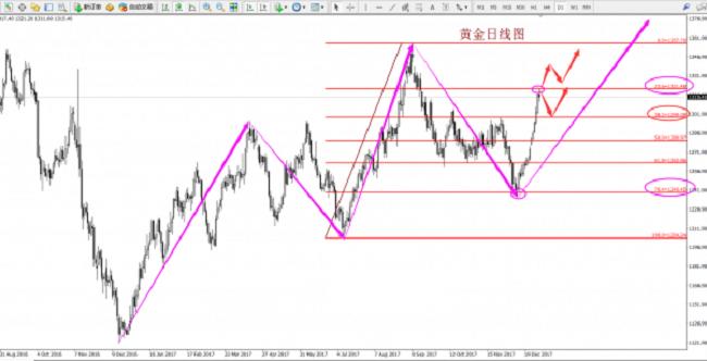 明全策:黄金走势近期综合分析,1.3午夜金评
