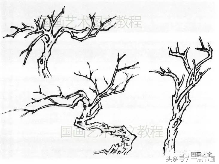 芥子园山水画技法10,芥子园国画山水画教学视频的画法