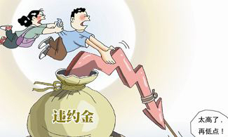 约定的违约金标准过高怎么调整,合同约定违约金万分之五是否过高