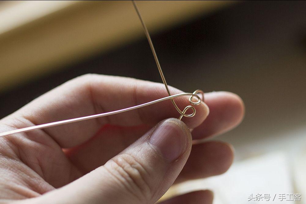 绕线戒指简单好看,手工绕线宝石戒指教程