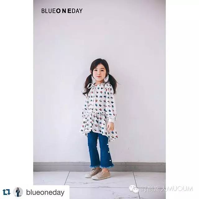韩国小麻豆ellie春夏甜美童装搭配
