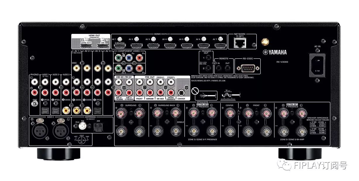 娱乐丨环绕声体验的绝佳搭档—YAMAHARX-V3083AV影音放大器