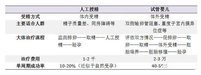 人工授精和试管婴儿成功率有多大,人工授精与试管婴儿成功率