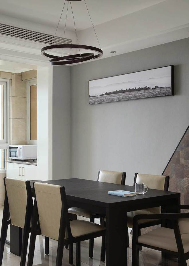 现代简约这样装才高端!绍兴金色丽都103㎡,三室两厅造价8万7