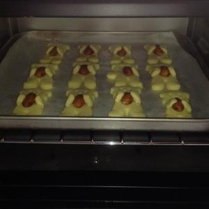 学做小熊杏仁饼干,宝宝健康动物造型饼干零食