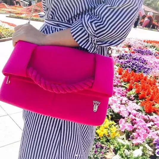 韩国小众蓝色包,韩国小众包