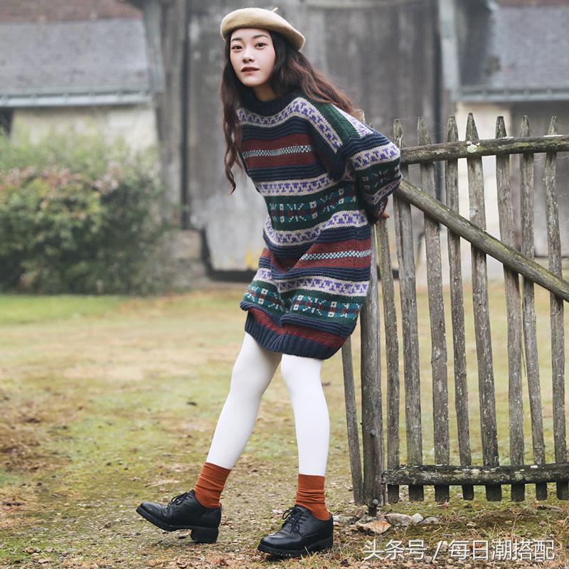 这个冬天谁会拒绝温暖的毛衣,拒绝孩子气穿搭