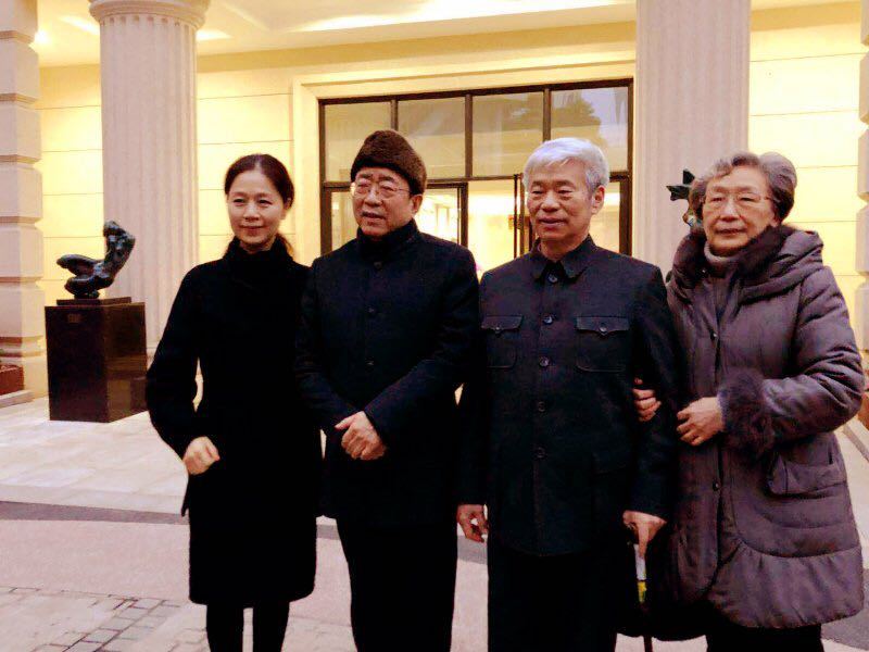 韩煜书法展在中国,韩煜和他的书法创作团队