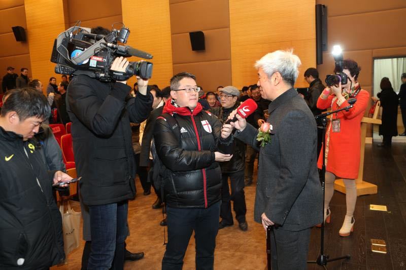 韩煜书法展在中国,韩煜和他的书法创作团队