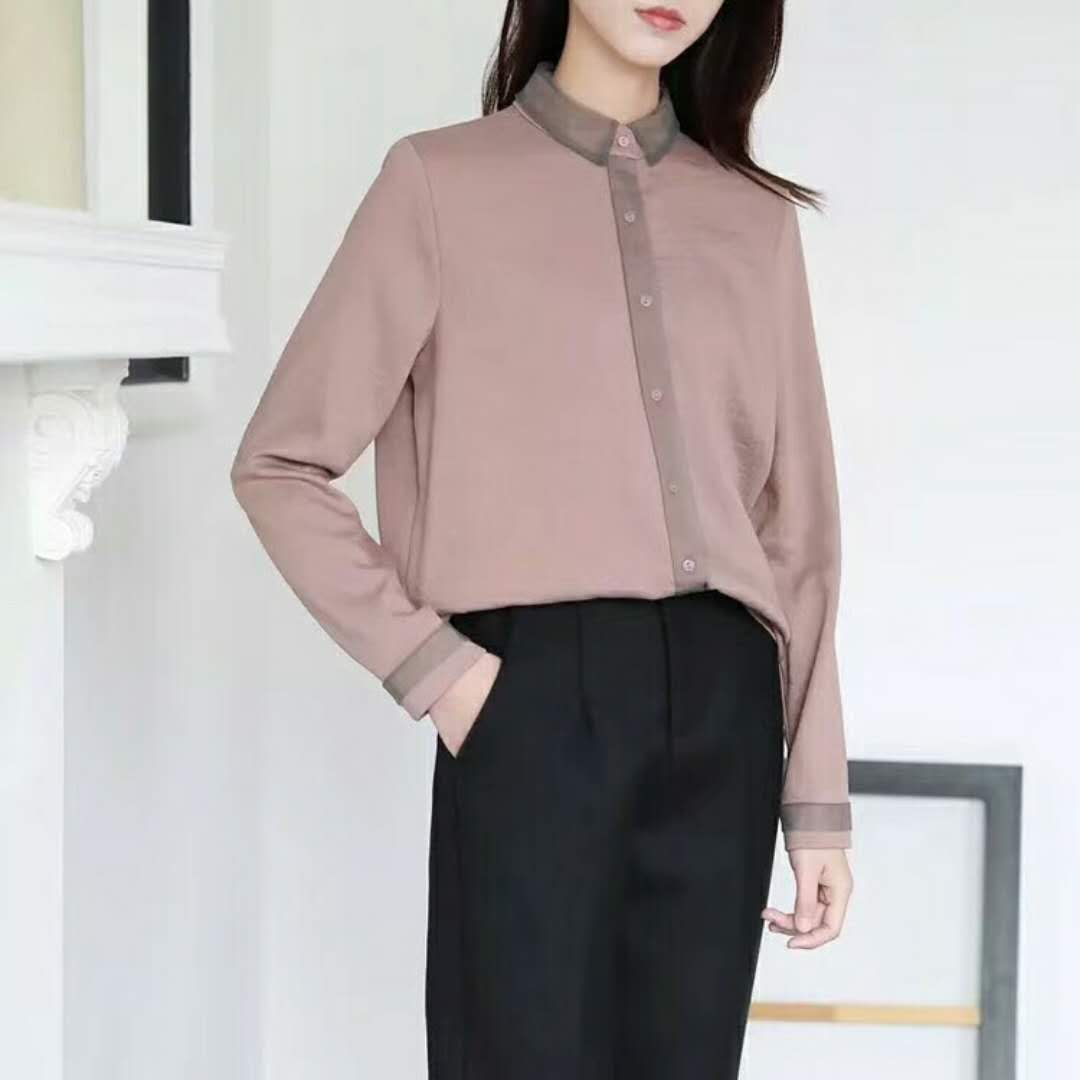 高端上档次衬衣商务通勤风,最时尚最新款的衬衣