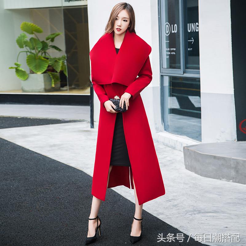 冬天怎么能少一件毛毛大衣,冬天毛呢大衣怎么折