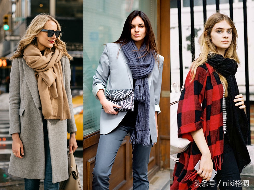 6种时尚围巾系法助你美美每一天,六款很实用的围巾系法