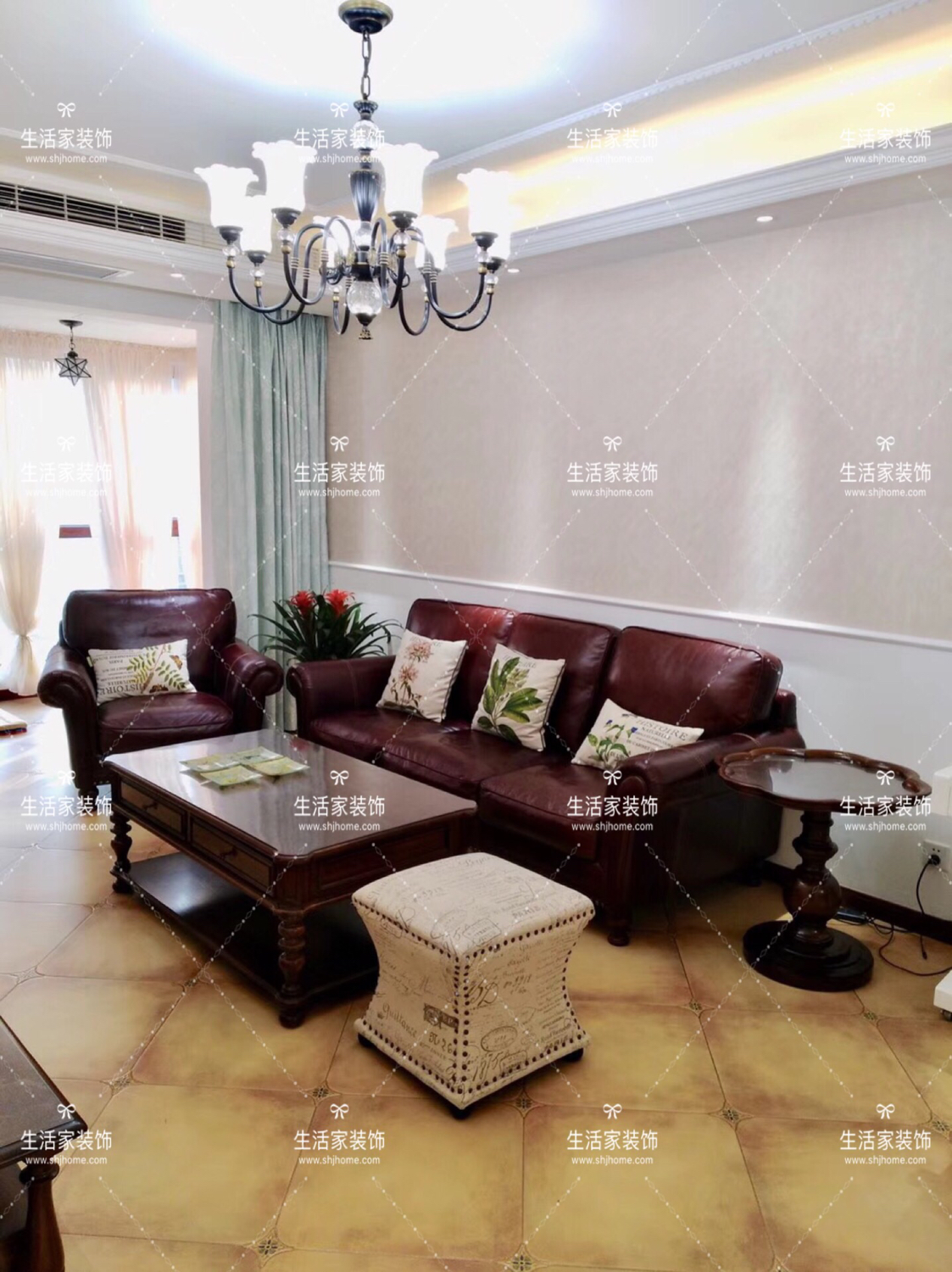 西安小户型装修设计,西安109户型现代轻奢装修风格