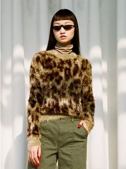 加绒加厚豹纹外套女冬,保暖外套女加厚加绒豹纹