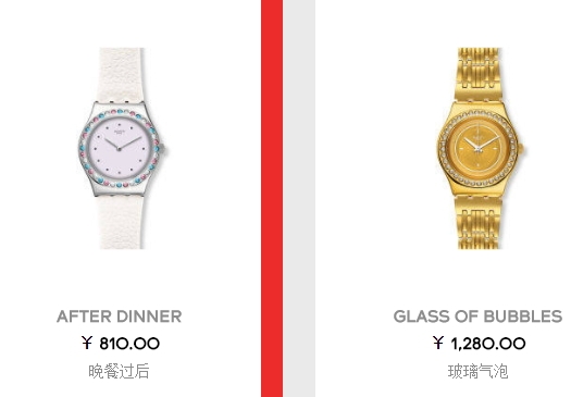 swatch经典款手表价格表,swatch女士手表价格一览表