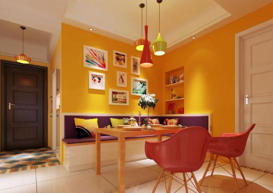 特色餐厅卡座隔断到顶木饰效果图,餐厅卡座一体效果图