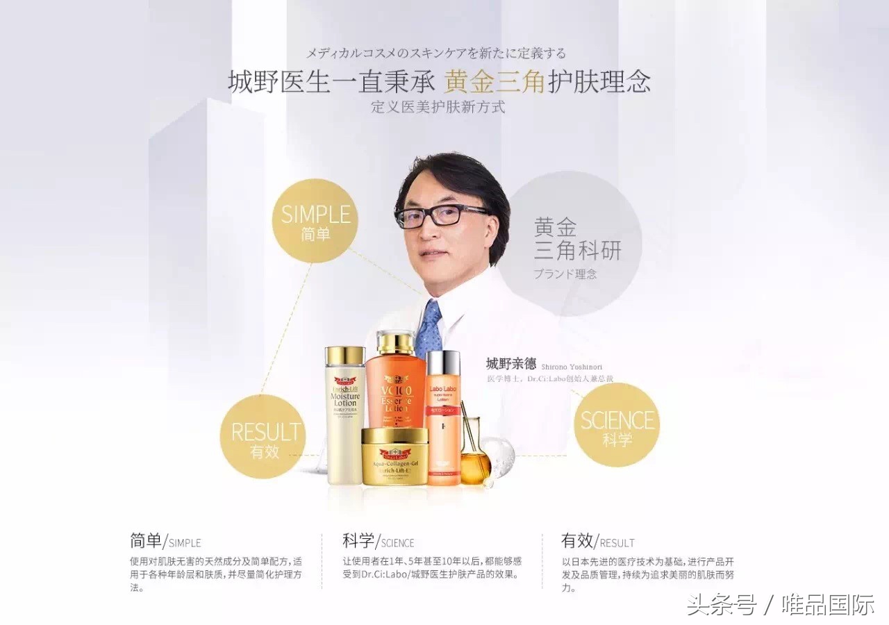 日本品牌护肤黑科技,日本药妆店城野医生护肤品牌