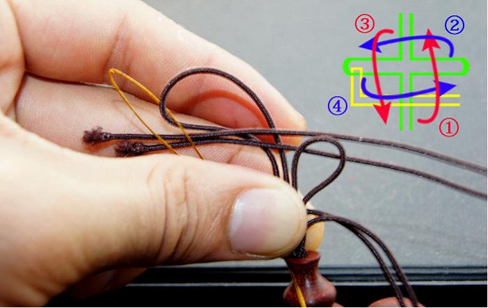 文玩手串系结方法,文玩手串打花结方法