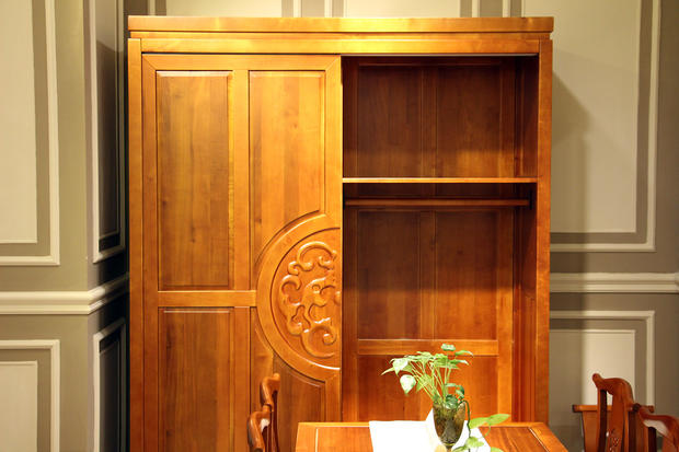 木宝美家黄金樟状元床特价促销9800元