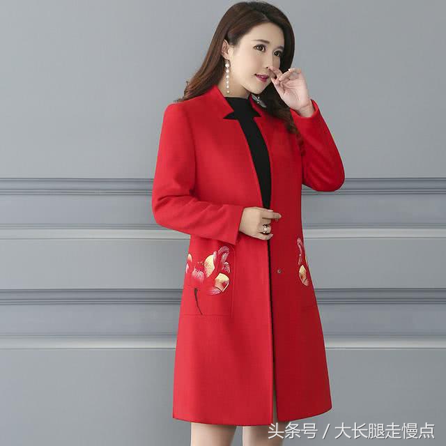 过年红色外套大气款推荐,新年红色洋气上档次外套