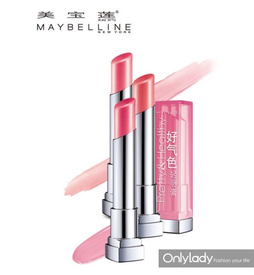 美宝莲好气色唇膏粉嫩蔷薇,美宝莲唇膏高级感低饱和