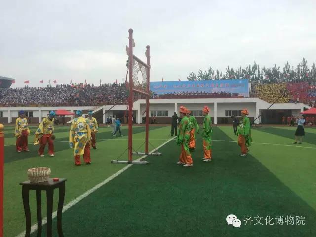 山东淄博蹴鞠比赛,临淄蹴鞠队